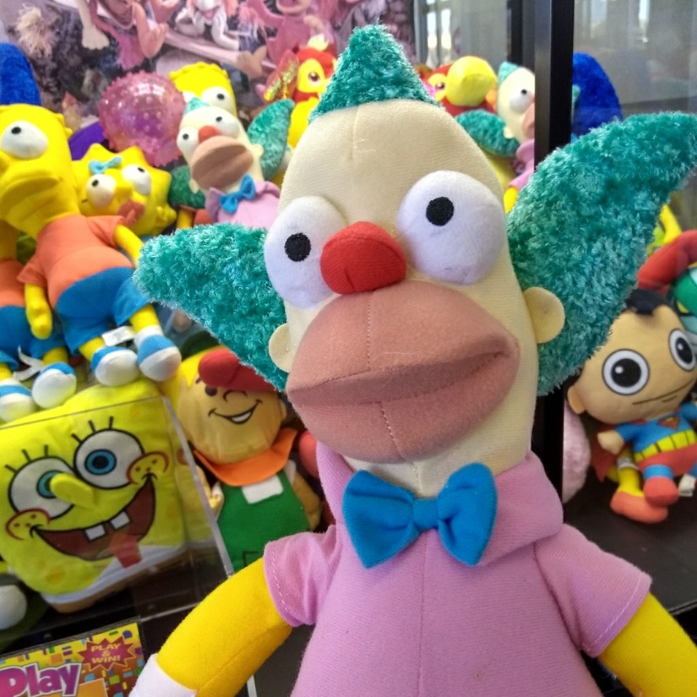 Plush krusty the clown